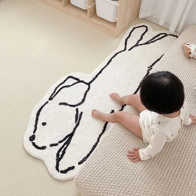 Produktbild von 360Home Hund Karikatur Haustier Teppich fürs Kinderzimmer 50x120cm
