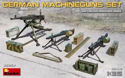 Produktbild von MiniArt 1:35 Dt. Maschinengewehr-Set