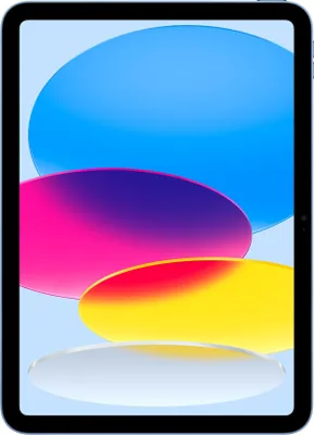 Produktbild von Apple iPad 10. Generation, 10,9 Zoll, 256 GB, Wi-Fi + Cellular, Blau, iPadOS 16, A14 Bionic, Touch ID