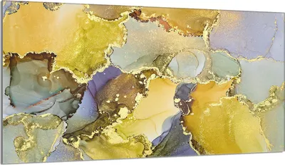 Produktbild von Herdabdeckplatte 90x52 Glaskeramikkochfeld Abdeckung Spritzschutz Glasplatte Deko Schneidebrett, Marmor Golden