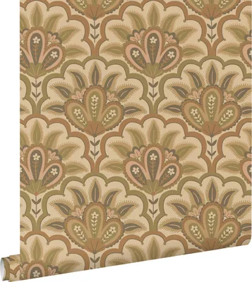 Zdjęcie produktu dla ESTAhome tapeta orientalny barokowy motyw brązowy 50 x 900 cm