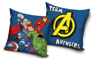 Obrázok produktu pre Dekoračný vankúš Avengers, 40x40 cm