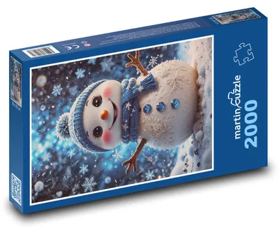 Obrázok produktu pre martinpuzzle - Puzzle 2000 - Veselý snehuliak