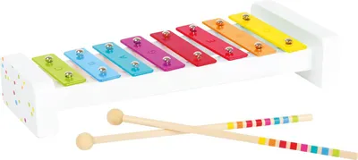 Imagen del producto de Xilófono de madera, instrumento musical colorido para niños, con partituras, a partir de 18 meses. Modelo 11117