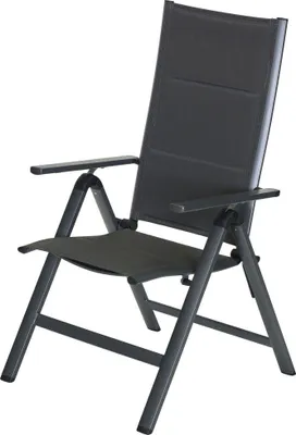 Produktbild von Klappsessel Fano Aluminium, verstellbare Rückenlehne, allwetterbeständig, 59,5x67x110 cm