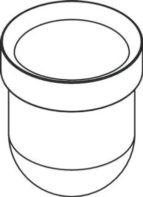 Produktbild von hansgrohe Logis Ersatzglas für WC-Bürste