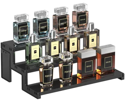 Acryl Display-Ständer, 3-stufig, 30,5 cm, Schwarz