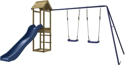 Image de Aire de jeux d'extérieur bois de pin imprégné