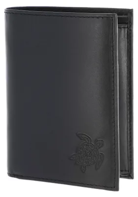 Immagine prodotto di oxmox Pelle portafoglio Leather RFID Protect Kombibörse Turtle 2.0 Embossed Black nero