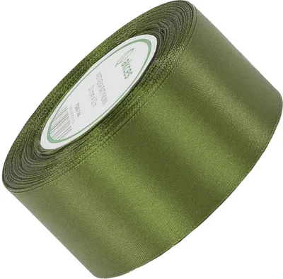 Image de Ruban de satin vert 50mm - 32mb