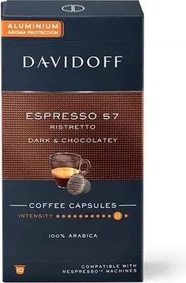 Produktbild von Davidoff DVC ES 57 RIS Kaffeekapseln, 10 Stück