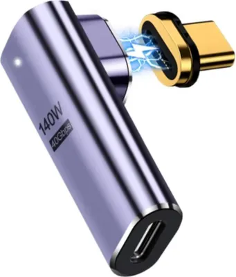 Image de Adaptateur Magnétique Ewent EC1049 USB-C/USB-C 100W