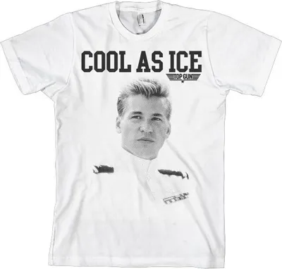 Produktbild von Top Gun - Cool As Ice T-Shirt - X-Large - White