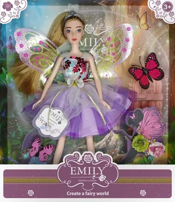 Image de Emily, la poupée rose de la fée