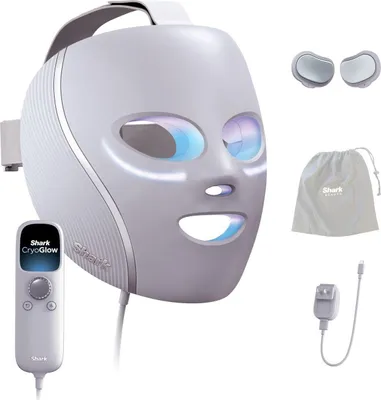 Image de Shark CryoGlow Masque LED avec refroidissement - Luminothérapie 4 en 1 pour une peau éclatante - Couleur Lila