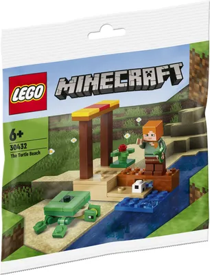 Produktbild von LEGO Minecraft The Turtle Beach 30432, Bausatz, 6 Jahr(e), Kunststoff, 46 Stück(e)