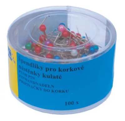 Obrázek produktu pro Ron špendlíky barevné 432 /100ks