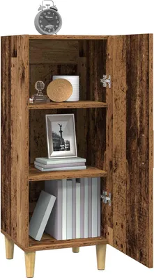 Immagine prodotto di vidaXL Credenza in legno recuperato 34,5 x 34 x 90 cm Materiale a base di legno