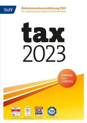 Produktbild von BUHL tax 2023 (für das Steuerjahr 2022) | PC | Download-Version