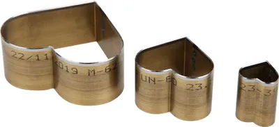Immagine prodotto di Supporto per il taglio della pelle in acciaio strumenti di fustellatura artigianali fai da te (a forma di cuore)