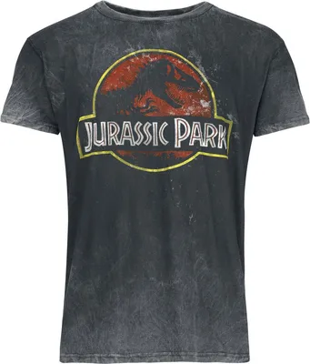 Produktbild von Jurassic Park T-Shirt Herren Jurassic Park Logo schwarz L