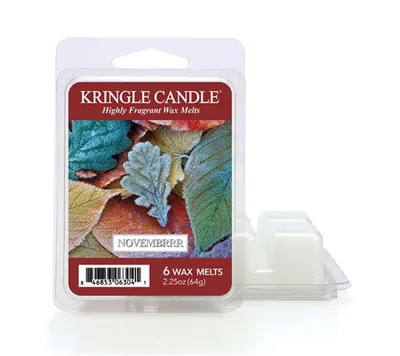 Produktbild von Kringle Candle Duftkerze Wachsmelts 6 Stück Novembrrr