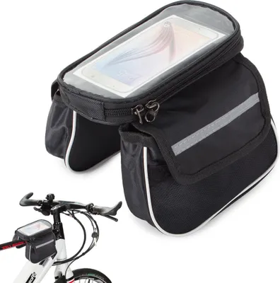 Produktbild von Fahrradtasche mit Handyhülle LAKSO, schwarz