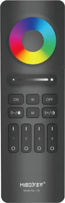 Imagen del producto de ML-C5: Mando a distancia MiBoxer para control RGB/RGBW/RGB+CCT de 4 zonas, frecuencia de 2,4 GHz, color