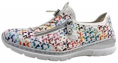 Immagine prodotto di Scarpe Rieker da donna, mocassini, scarpe basse, colore bianco, casual