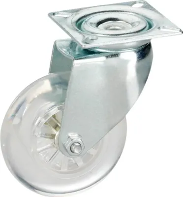 Produktbild von Lenkrolle 75x23mm Möbelrolle Schwerlastrolle Rolle Rad Transportrolle Bockrolle