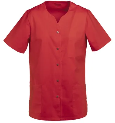 Produktbild von Damen Kasack rot, Gr.M : M : rot : 50% Baumwolle 50% Polyester