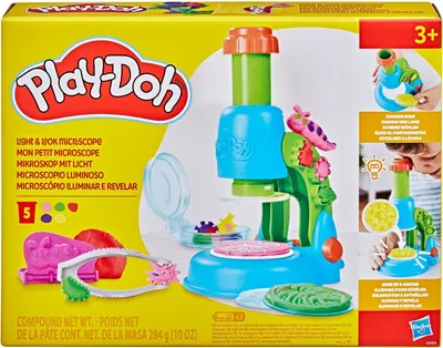 Produktbild von Im Dunkeln leuchtendes Play-Doh-Spielset mit Mikroskop