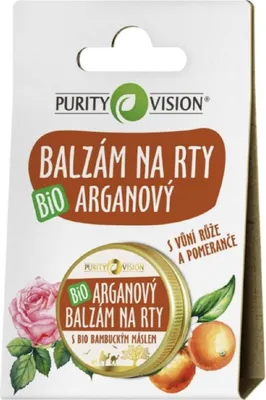 Immagine prodotto di Balsamo labbra biologico al profumo di rosa e arancia 12 ml