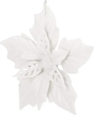Obrázek produktu pro Vánoční hvězda s poutkem 12x12 cm, bílá