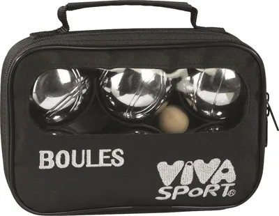 Produktbild von VIVA Boule-Spiel 6 Metallkugeln 4,5kg Nylontasche