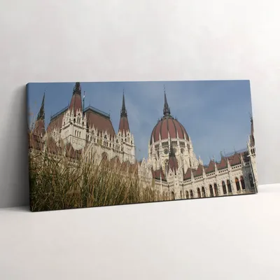 Produktbild von Das Parlament in Budapest – Leinwandbild Wandbild – 120x60 cm – Leinwandbilder – Wandbilder – Schlafzimmer – Flur