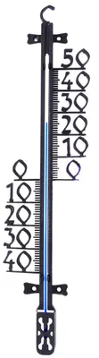 Produktbild von Natur Ausenthermometer - schwarz - Kunststoff - 11 x 46 cm