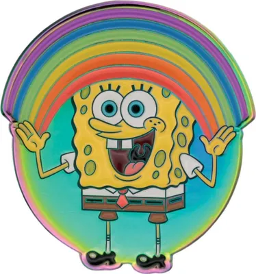Produktbild von SpongeBob Schwammkopf Ansteck-Pin Rainbow Limited Edition