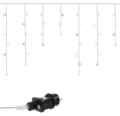 Obrázek produktu pro ISO 11518 Vánoční světelný závěs 300 LED, 2.48 W multicolor 15 m