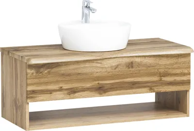 Obrázek produktu pro Waschtisch-Set >Kaprun< (B/H/T: 101x55x47 cm) in wotaneiche - 101x55x47 (BxHxT)