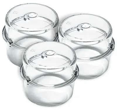 3 Messbecher transparent für Thermomix TM21 TM31