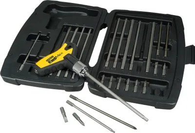 Produktbild von Stanley Stiftschluessel-Set mit T-Griff, 27-tlg