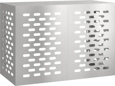 Produktbild von vidaXL Klimaanlagenabdeckung Silber 100 x 50 x 70 cm Edelstahl