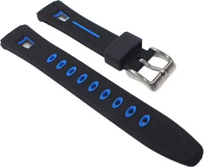 Produktbild von Calypso Uhrenarmband Kunststoff Band schwarz/Blau für K5506/3 K5506