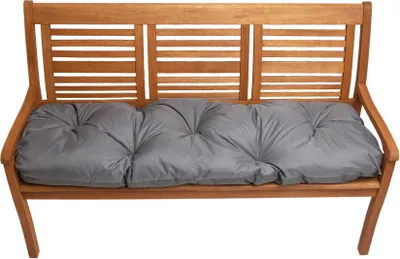 Produktbild von Bodenkissen 140x60cm, Bankauflage für Gartenbank, Loungekissen, Sitzkissen für Gartenbank, Outdoor/ Indoor, Hellgrau
