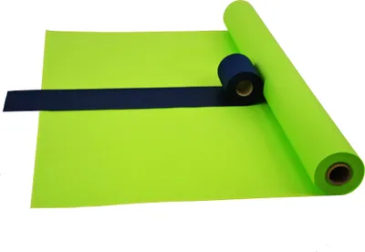Produktbild von Sensalux Kombi-Set 1 Tischdeckenrolle 1m x 25m apfelgrün + Tischläufer 15cm blau