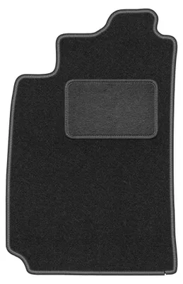Productafbeelding van Velours bestuurdersmat voor Renault Megane I 1995-2002 (sedan/hatchback/stationwagen/stationwagen) – grafiet, op maat – Wielganizator LUX
