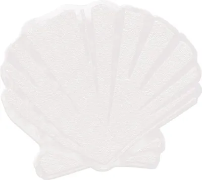 Produktbild von Kleine Wolke Badezimmer-Dekoset Minis Muschel 6-teilig, schneeweiß