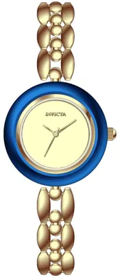 Imagen del producto de Invicta Mayamar 70077 - Reloj de mujer - Movimiento de cuarzo - Metal con esfera dorada - 33 mm