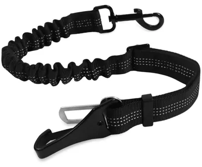 Produktbild von Sicherheitsgurt Auto Hund 70cm Einstellbar Elastisch mit Ruckdämpfung